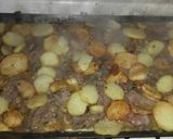Foto del paso 5 de la receta: Bola de lomo a la plancheta, con papas fritas y huevo👌🍴😉 !!!