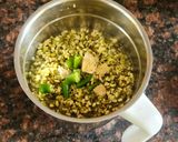 A picture of step 1 of Green chilka daal appe.