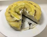 Hình bước làm 5 của món Cheesecake kiwi