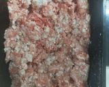A picture of step 1 of Mutton mince chably kababs.