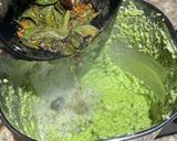 A picture of step 5 of South Indian style Nariyal Dhania Patta Chutney.