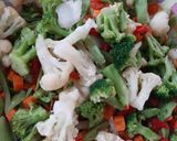 Foto del paso 1 de la receta: Quiche de pollo con verduras fácil y rápido