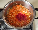 A picture of step 12 of Minestra with Triddhi and Black-Eyed Peas.