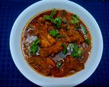 A picture of step 6 of Smoked Chicken Darbari.