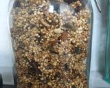 A picture of step 7 of Granola - can be vegan.