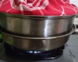 Foto langkah ke 6 dari resep Bingka roti kukus.