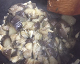 Foto del paso 2 de la receta: Berenjenas con ajito y taquitos de jamón