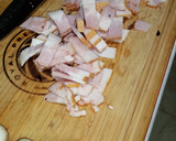 Foto del paso 2 de la receta: Ensalada de espinaca con tocino