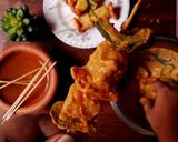 A picture of step 4 of Tandoori aloo.