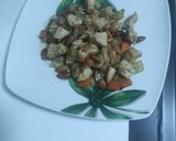 Foto del paso 5 de la receta: Pollo con almendras, airfryer 🍗🥕🥔