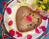 A picture of step 5 of Eggless chocolate coffee cake.