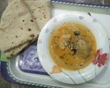 A picture of step 5 of Karri pakora and chapati.