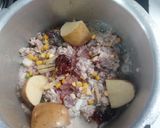 A picture of step 1 of Chicken shami kababs.