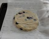 A picture of step 7 of Blueberry and White Chocolate Scones.