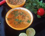 A picture of step 7 of Chana Dal, Carrot, and Tomato Soup.