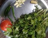धनिया की चटनी (dhaniya ki chutney recipe in Hindi) रेसिपी चरण 1 फोटो