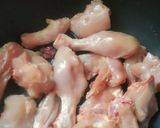 A picture of step 1 of White chicken karhai.