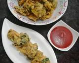 Spinach onion pakoda recipe step 6 photo