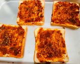 A picture of step 2 of Bread Pizza.