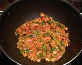 A picture of step 2 of Egg Kothu (Minced) Paratha.