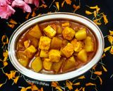 आलू पनीर की सब्जी (aloo paneer ki sabzi recipe in Hindi) रेसिपी चरण 9 फोटो