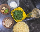 A picture of step 1 of Pesto Pasta.