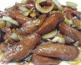 Foto langkah ke 6 dari resep Tumis Sosis Saus Tiram.