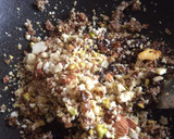 A picture of step 3 of Dates and Nuts Filled Khoya Modak.