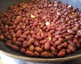 A picture of step 5 of Karanga/peanuts pan dried.