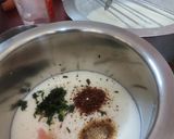 A picture of step 1 of મસાલા છાશ (buttermilk masala receipe in gujrati).