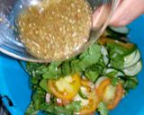 A picture of step 3 of Gréek salad🥗.