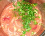 A picture of step 4 of Spaghetti with tomato Sauce with Fresh Vegetables.