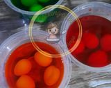 Foto langkah ke 2 dari resep Telur Rainbow.