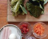 Foto del paso 1 de la receta: Ensalada con huevo cocido y pechuga de pavo