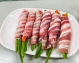豬肉蔬菜捲(豚の肉巻き)的食譜步驟2照片