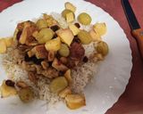 Foto del paso 7 de la receta Pavo al horno con manzana, higos, uvas, pasas y frutos secos
