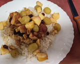 Foto del paso 7 de la receta: Pavo al horno con manzana, higos, uvas, pasas y frutos secos