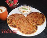 A picture of step 8 of Bajra & Aloo Paratha.