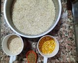 स्पंजी डोसा / सेट डोसा (Spongy dosa / set dosa recipe in Hindi) रेसिपी चरण 1 फोटो