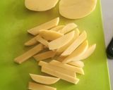 A picture of step 2 of French fries.
