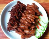 Hình bước làm 4 của món Mực sốt me cay