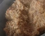 A picture of step 3 of Jaggery rice.