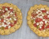 Une image de l'étape 6 de Tarte Tomates Courgettes Mozza.