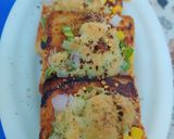 A picture of step 7 of Pizza toast.
