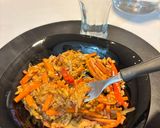 Foto del paso 8 de la receta: Arroz Oriental con Cerdo y Jengibre - wok - comida china - verduras salteadas