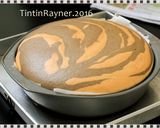 Foto langkah ke 7 dari resep Ogura Cake Zebra with Coconut Milk.