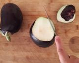 Foto del passaggio 6 della ricetta Polpette di melanzane, feta e menta su crema di ceci alle noci