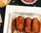 A picture of step 8 of Cheesy Sabudana Croquetts.