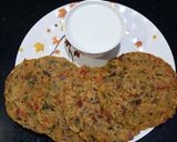 A picture of step 6 of Jowar Massala Roti.