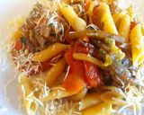 Foto del paso 5 de la receta: Penne rigatti con vegetales al wok. #paraprincipiantes